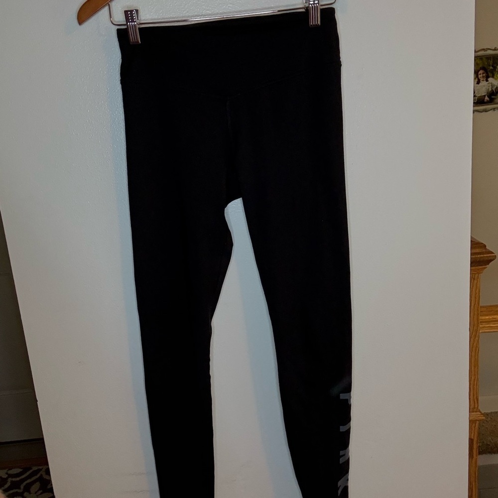 PINK Victoria's Secret Classic Black Leggings
